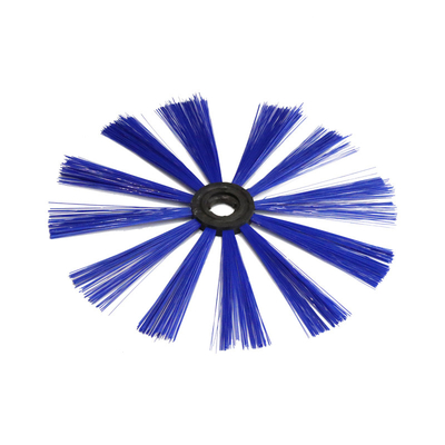 El barrendero de camino rotatorio modificado para requisitos particulares de la industria cepilla color azul