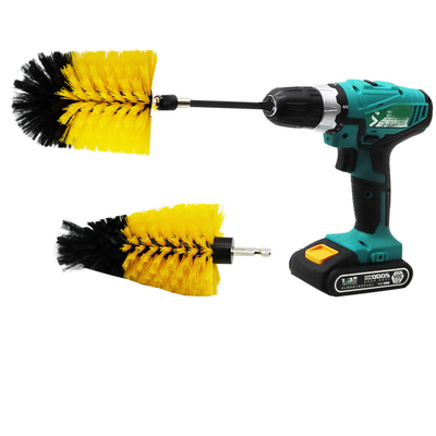 Los Pp atan con alambre el sistema de cepillos de detalle auto del taladro del coche 6Pcs