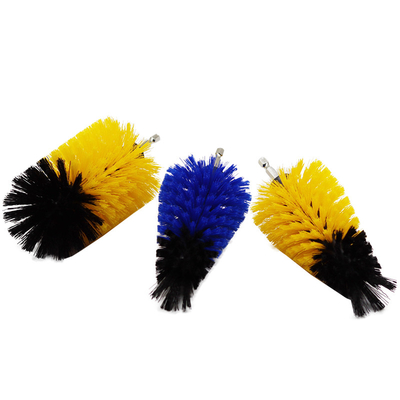 Los Pp atan con alambre el sistema de cepillos de detalle auto del taladro del coche 6Pcs