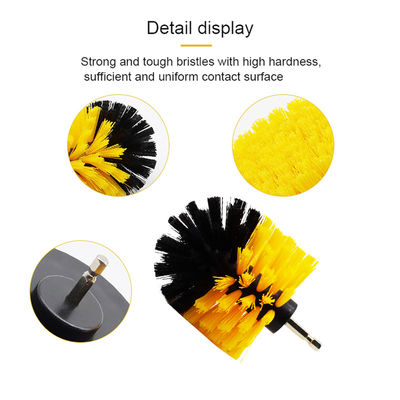 El depurador de nylon del poder de la escobilla del taladro de la cerda fijó 7 PC