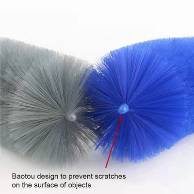 Ventilador de techo flexible duradero Plumero Cerdas duras Mango de plástico Cepillo de limpieza