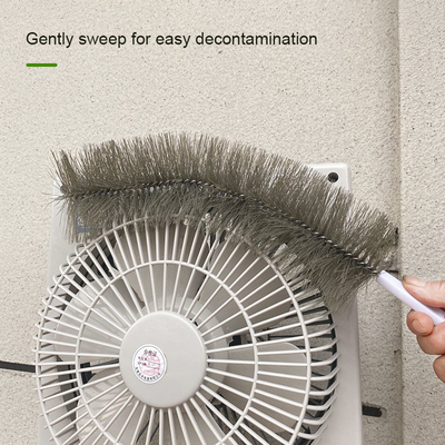 Ventilador de techo flexible duradero Plumero Cerdas duras Mango de plástico Cepillo de limpieza