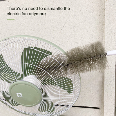 Ventilador de techo flexible duradero Plumero Cerdas duras Mango de plástico Cepillo de limpieza