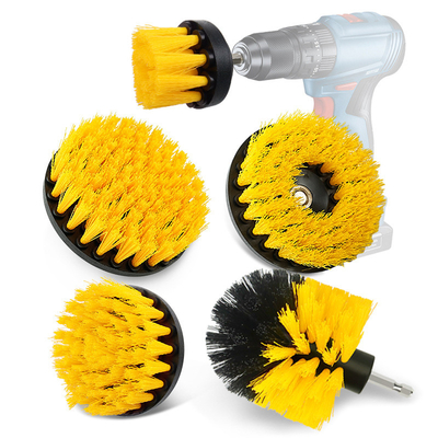 Popular amarillo de 5 piezas de brocha de limpieza de brochas suaves