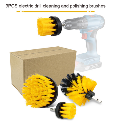 Popular amarillo de 5 piezas de brocha de limpieza de brochas suaves