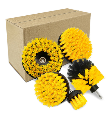 Popular amarillo de 5 piezas de brocha de limpieza de brochas suaves