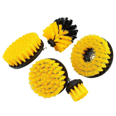 Popular amarillo de 5 piezas de brocha de limpieza de brochas suaves