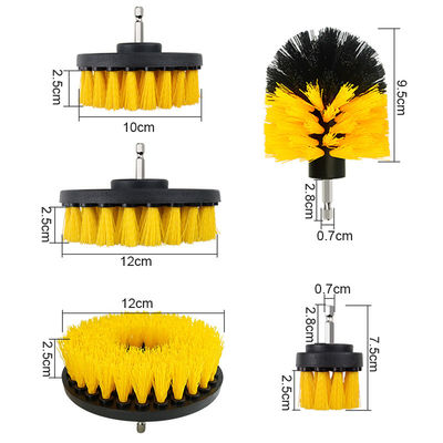 5pcs Percha de limpieza de perforación Power Scrubber Percha de limpieza de automóviles Set de pincel