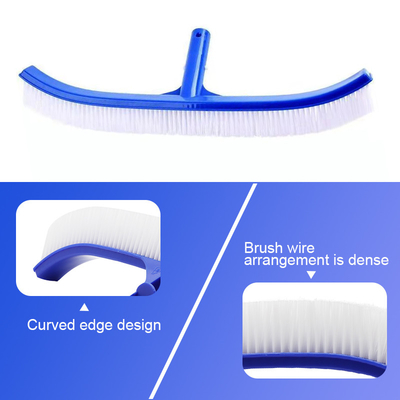 Cepillo de plástico estándar de nylon piscina Pared de limpieza de nylon Cepillo para piscina