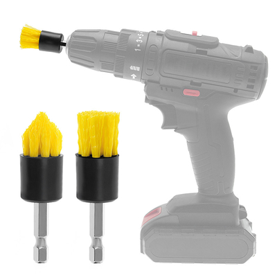 2pcs Multifunción eléctrico girar lavadora de limpieza del cepillo de perforación del set de cepillo de limpieza