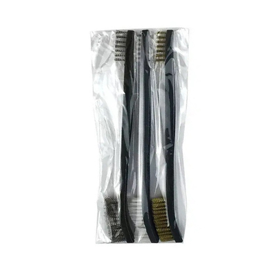 Conjunto de alambre de latón Kit de limpieza de metal de óxido Conjunto de pincel de nylon