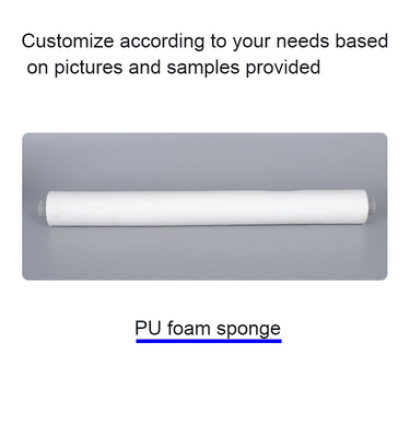 Esponja de espuma de PVA absorvente Esponja de rollo de cristal máquina de limpieza Esponja de rollo de cepillo