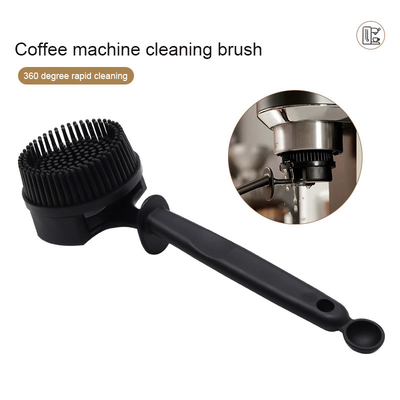 Diseño único y protección contra salpicaduras para el cepillo de limpieza de la máquina de café