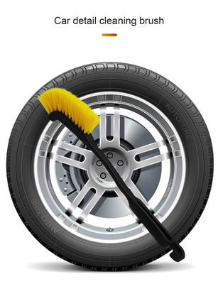Limpieza de ruedas de automóviles cepillado de ruedas de neumáticos con manguera larga cepillado de ruedas de automóviles dentro de la limpieza exterior herramienta de limpieza de automóviles accesorios detallados