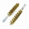 cepillos del tubo del alambre de acero de la escobilla del tubo de la manija del 16cm y limpiador de tubo de nylon largos