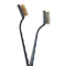 el alambre de cobre amarillo Ss de 3Pcs Mini Wire Stainless Steel Toothbrush los 26.5cm ata con alambre cepillos
